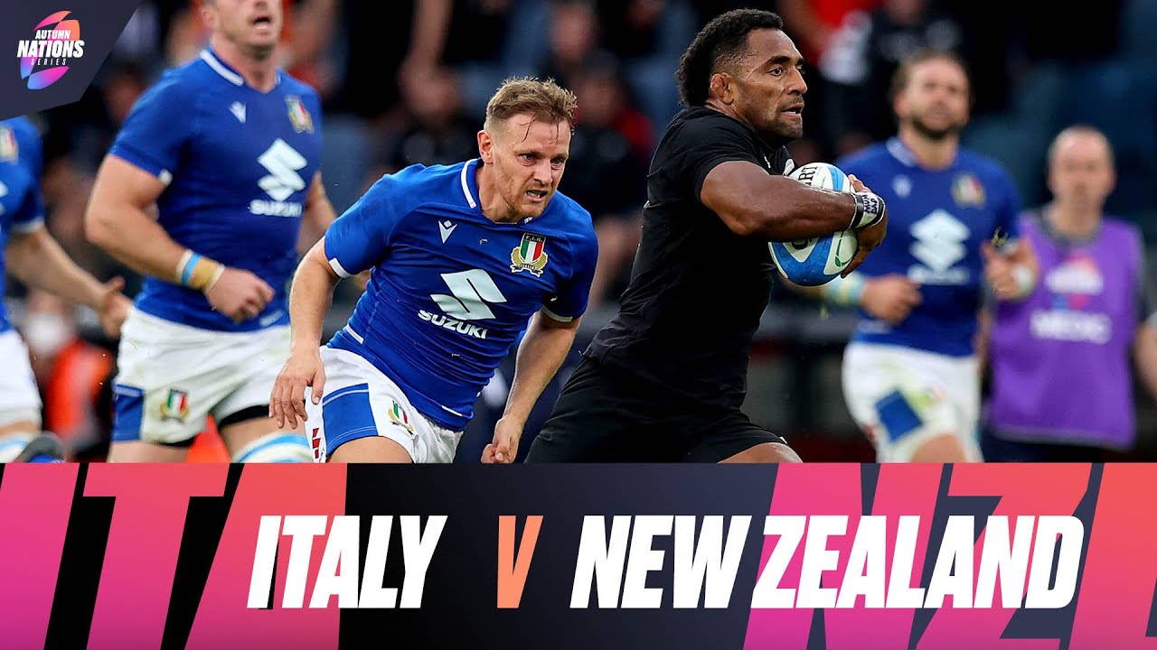 new zealand v italy highlights