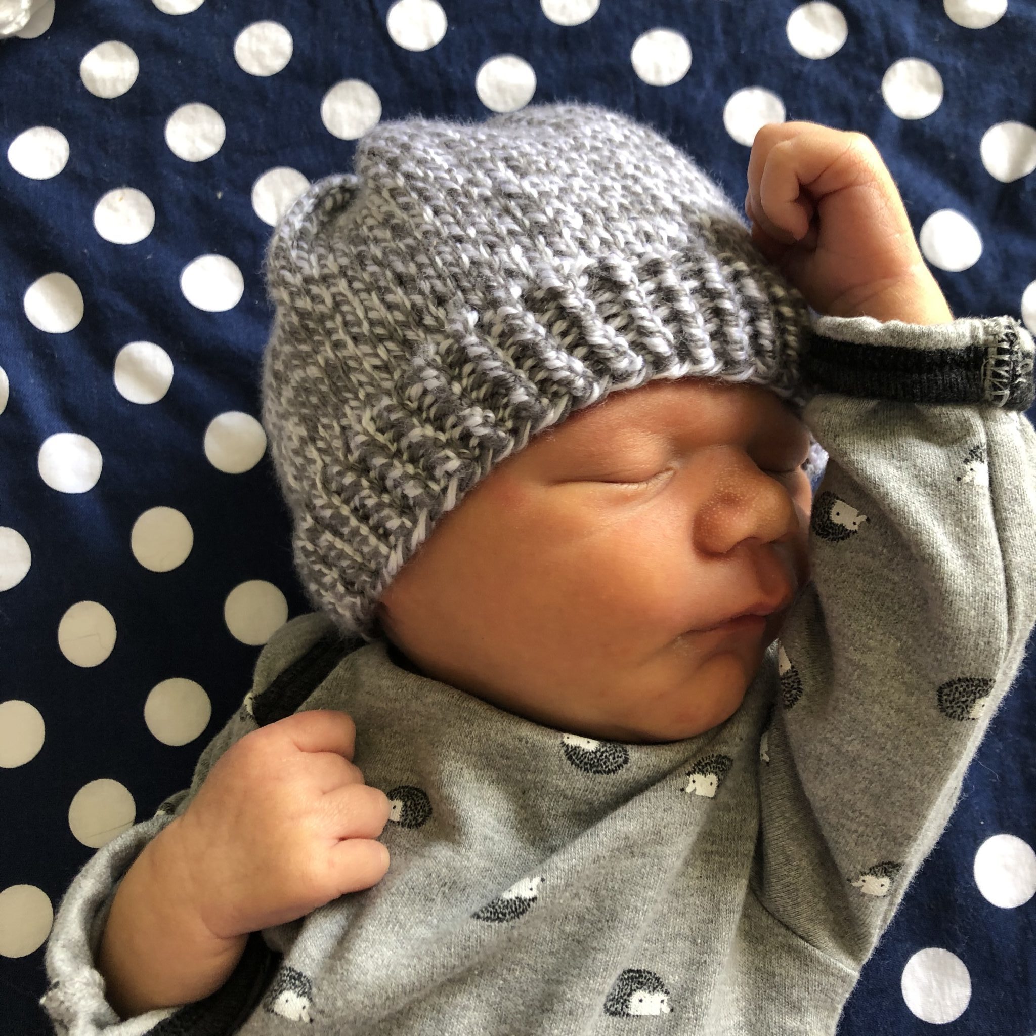 newborn knit hat pattern