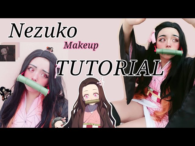 nezuko maquillaje