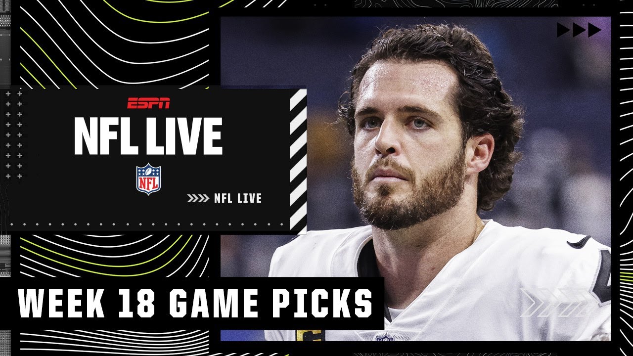 nfl picks week 18 espn