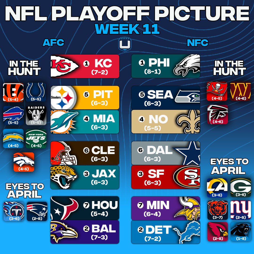 nfl playoff race