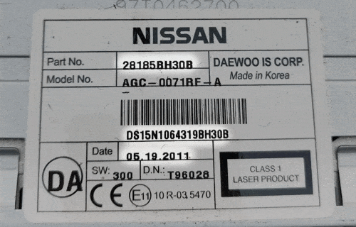 nissan micra audio system code