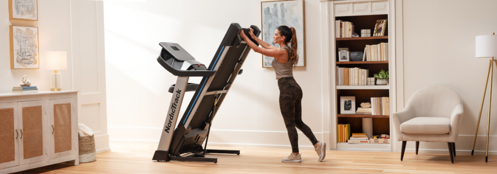 nordic track treadmill folding