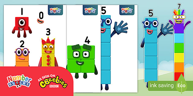 numberblocks characters