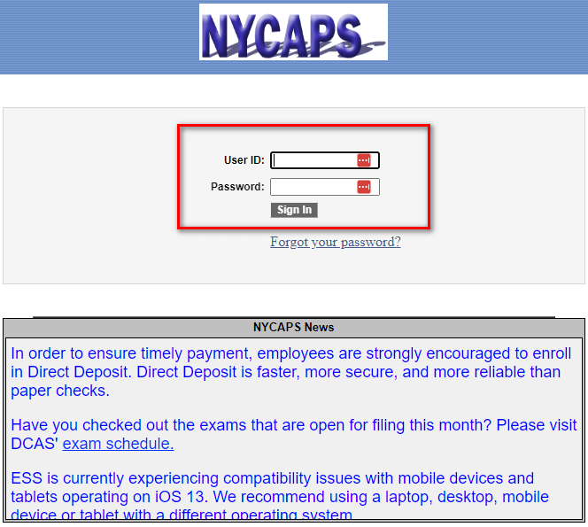 nyc doe payroll portal