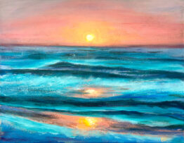 ocean acrylic painting