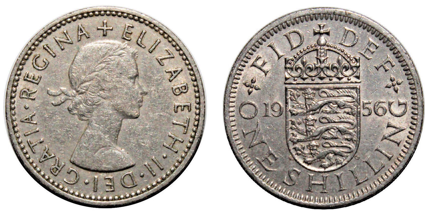 one shilling 1956