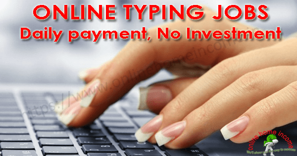 online typing jobs