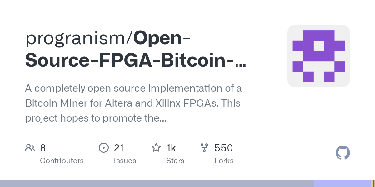 open source fpga miner