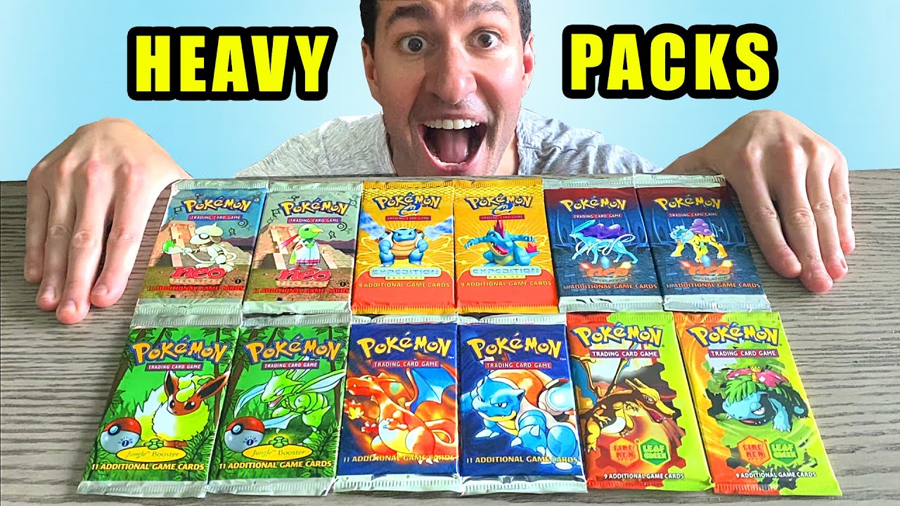 opening a pokemon pack