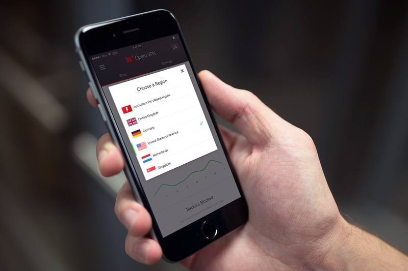 opera ios vpn açma