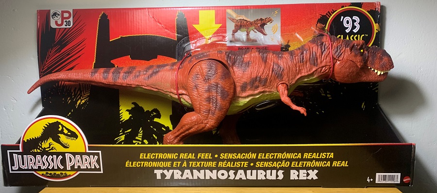 original jurassic park t rex toy