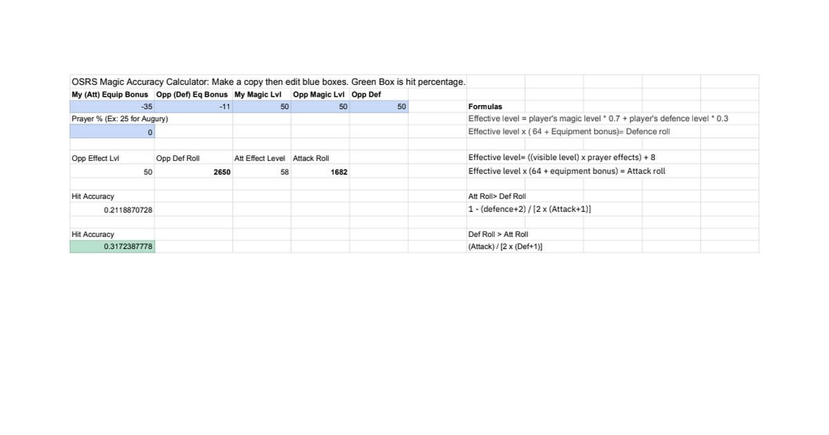 osrs magic calculator