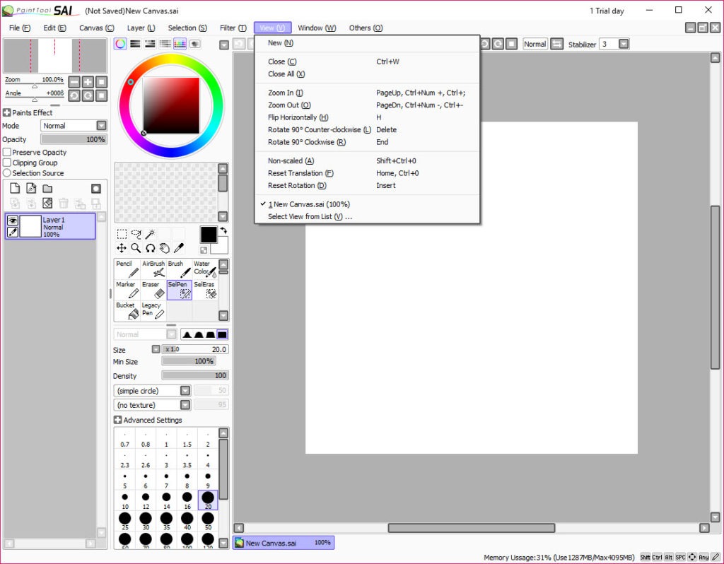 paint tool sai 1.2 5 full