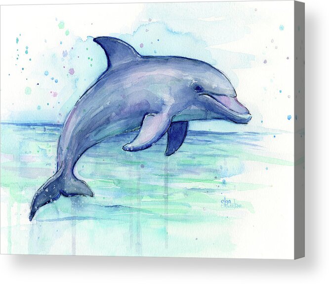 painting of a dolphin