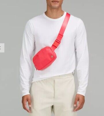 pale raspberry belt bag