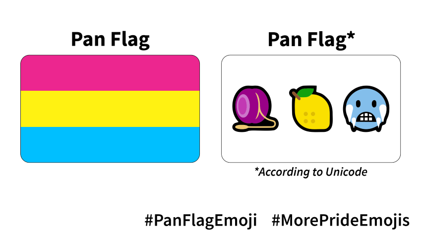 pansexual flag emoji