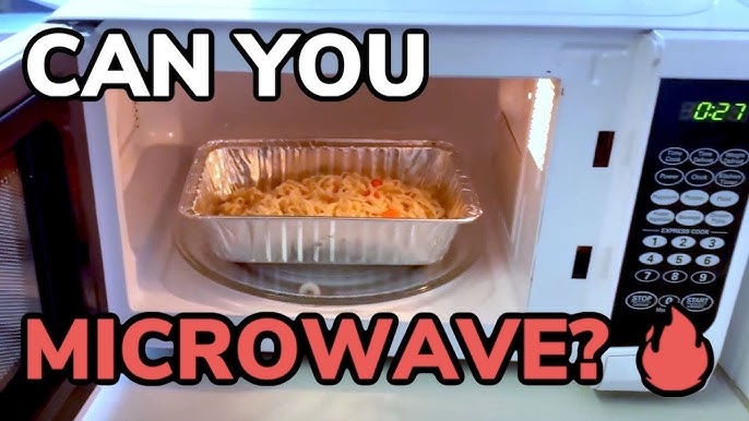 paper plates in microwave oven