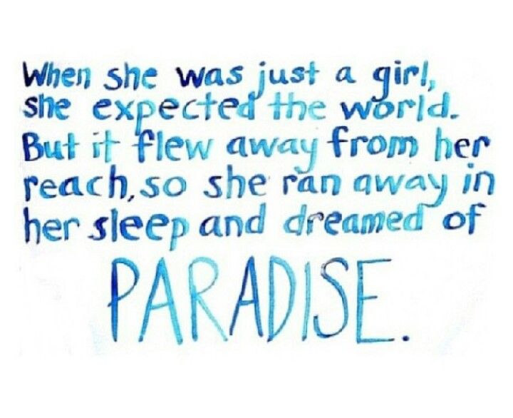 paradise lyrics