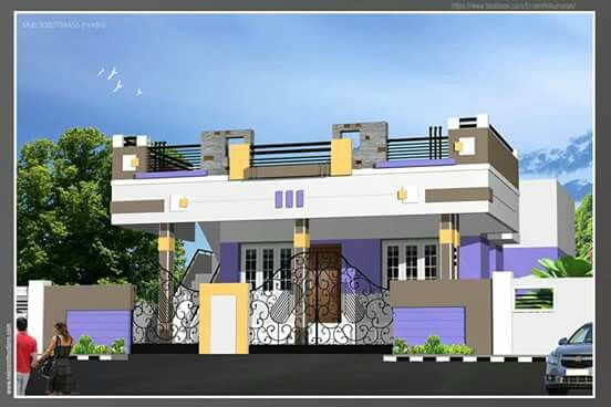 parapet wall design single floor