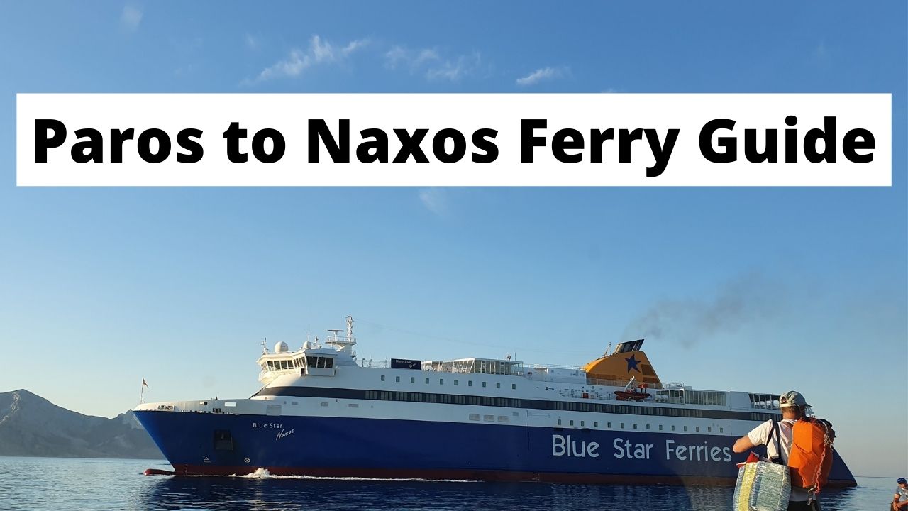 paros to naxos ferry