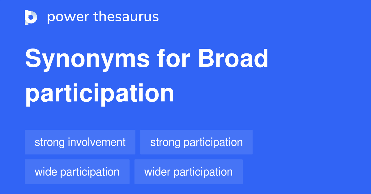 participate thesaurus