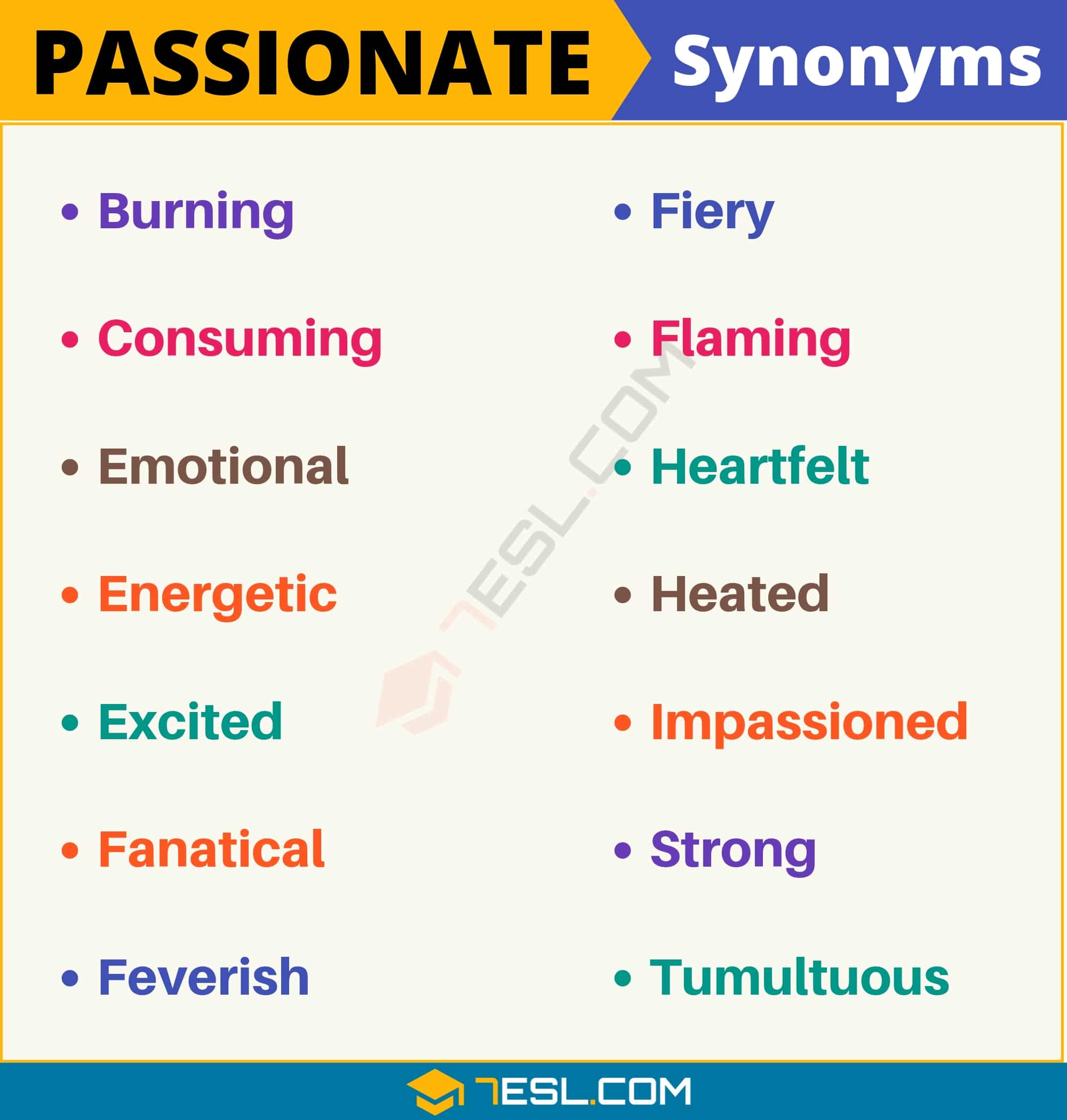 passionate synonym