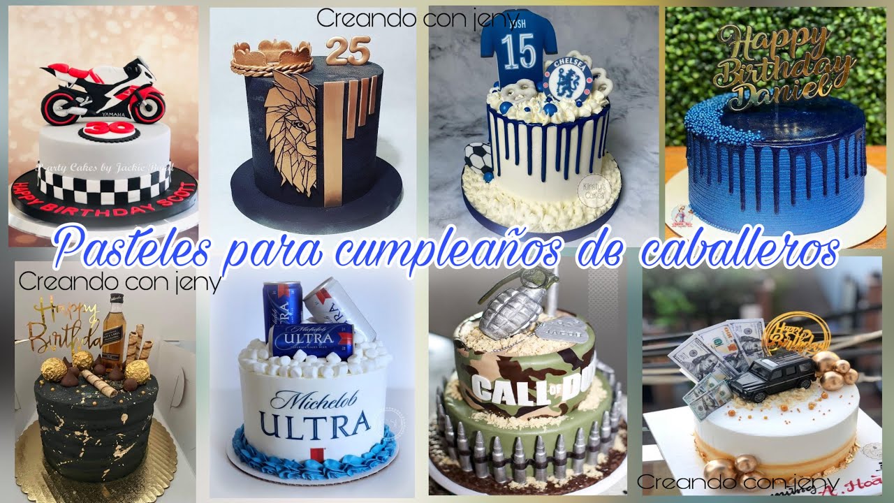 pastel de cumpleaños para caballero