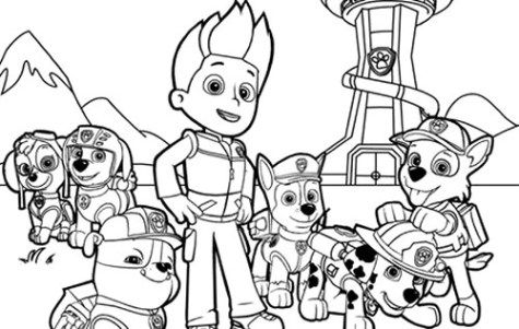 pawpatrol colorear