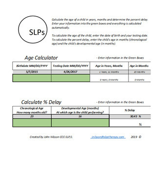 pearson age calculator for testing