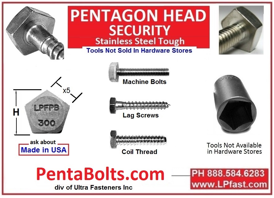 penta head bolt