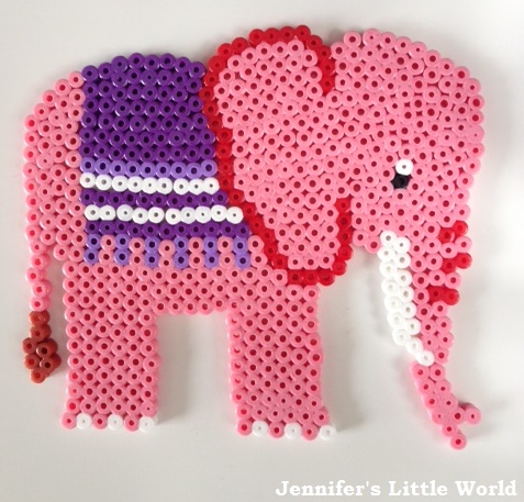 perler bead elephant pattern