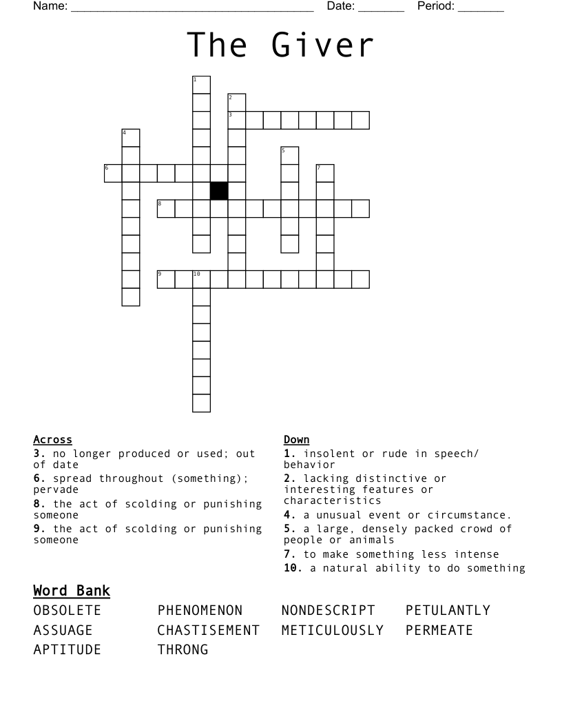 permeate crossword