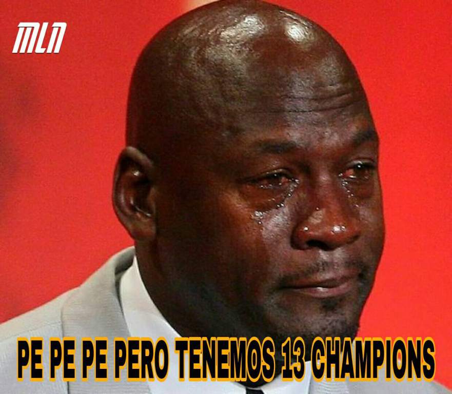 pero tenemos 14 champions meme