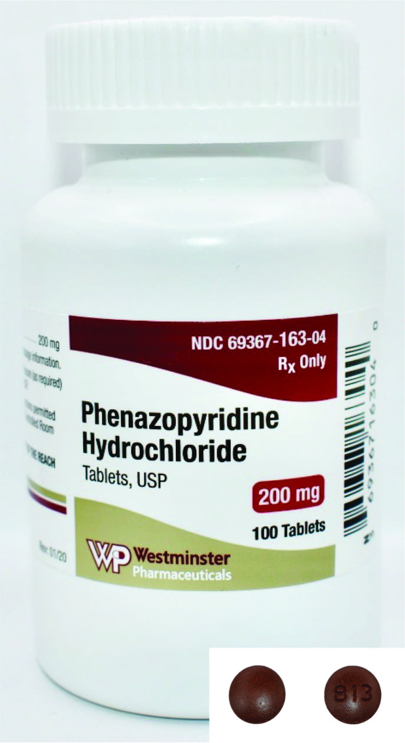 phenazopyridine 200 mg tablet