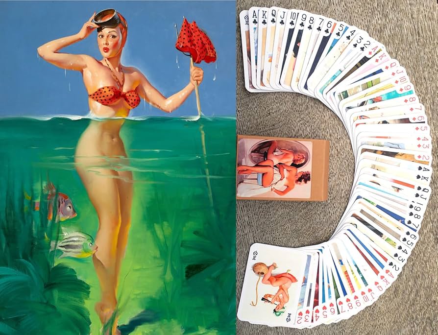 pin up playing cards