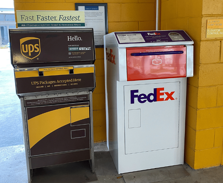 places to drop off fedex