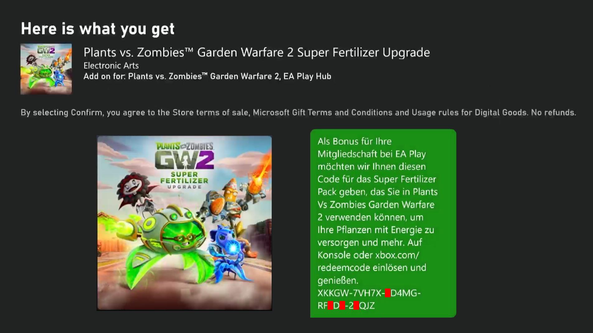 plants versus zombies garden warfare 2 redeem codes