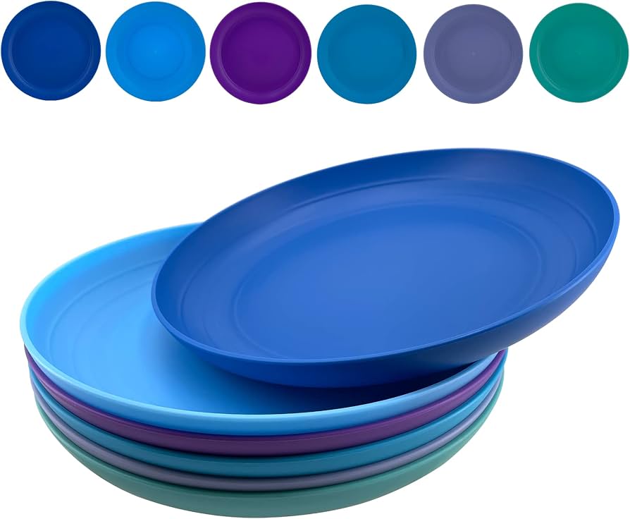 plastic plates that are microwave and dishwasher safe