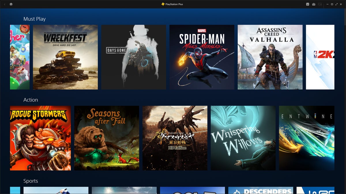 playstation plus app