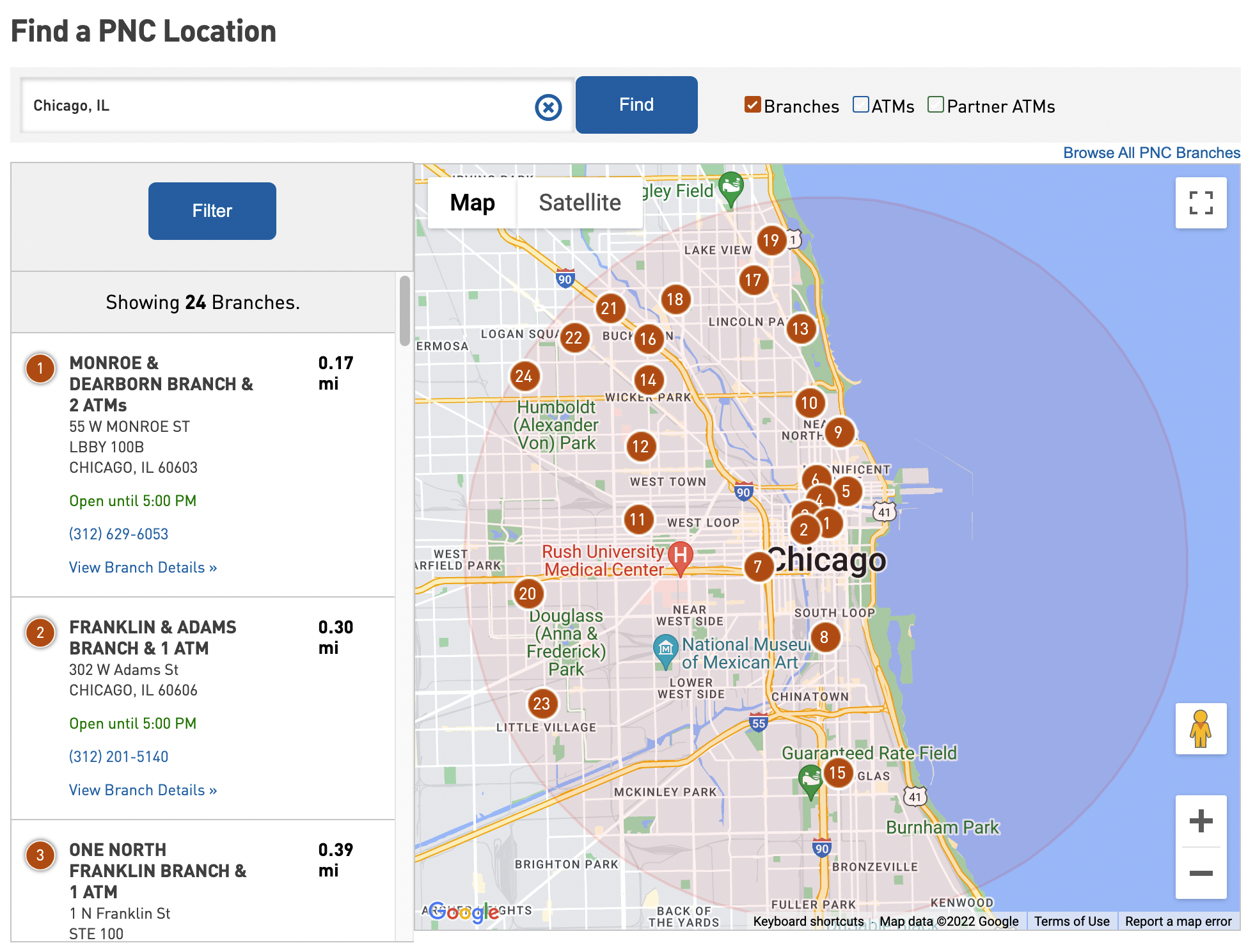 pnc branch location near me