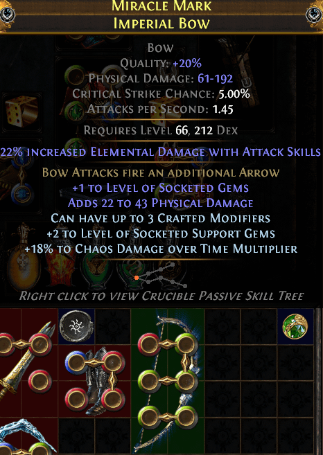 poe caustic arrow