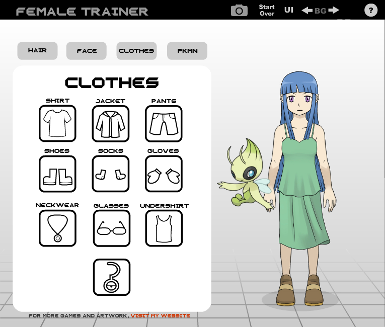 pokemon trainer creator game