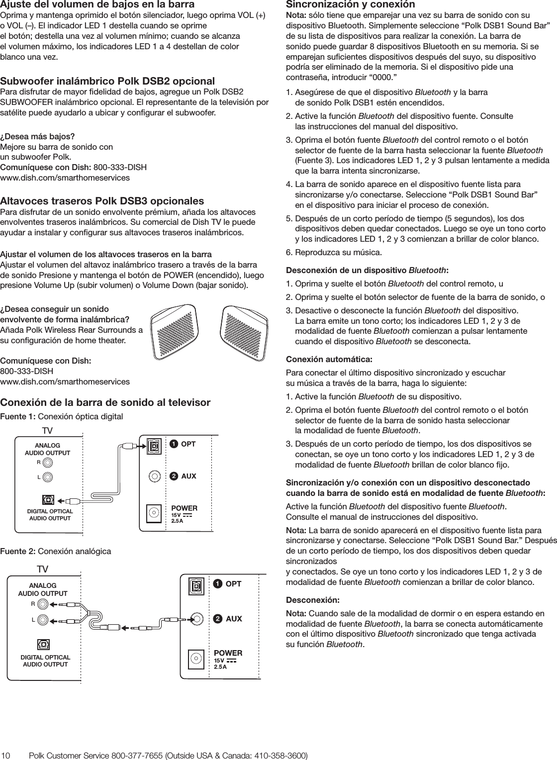 polk dsb1 soundbar manual