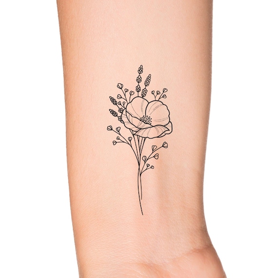 poppy tattoo