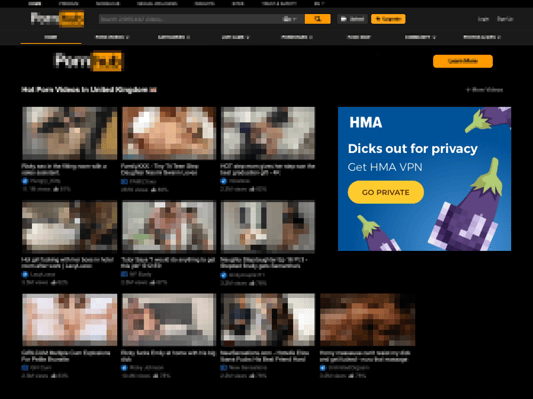 pornhub homepage