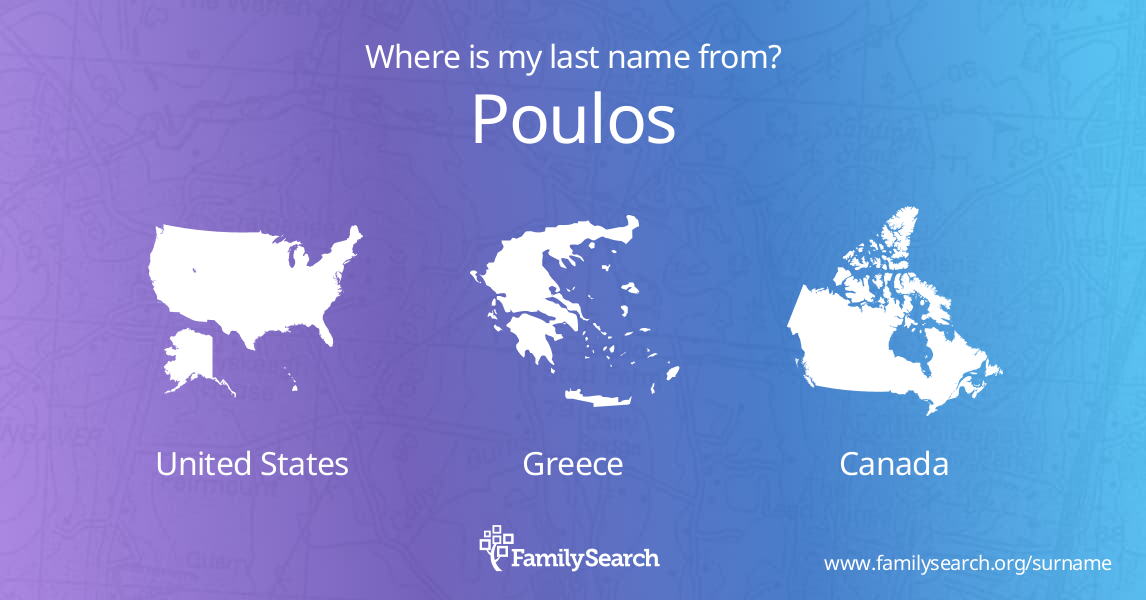 poulos last name origin