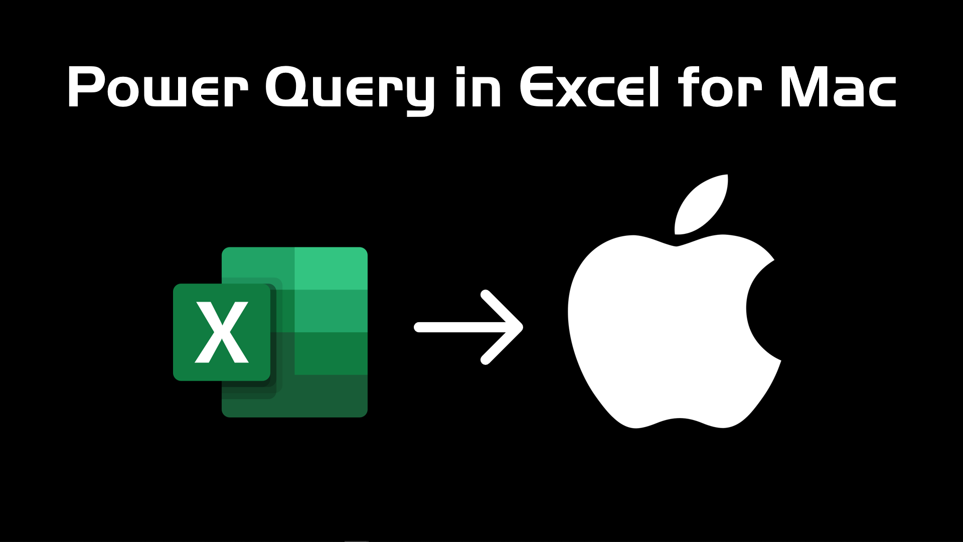 power query excel 2011 mac