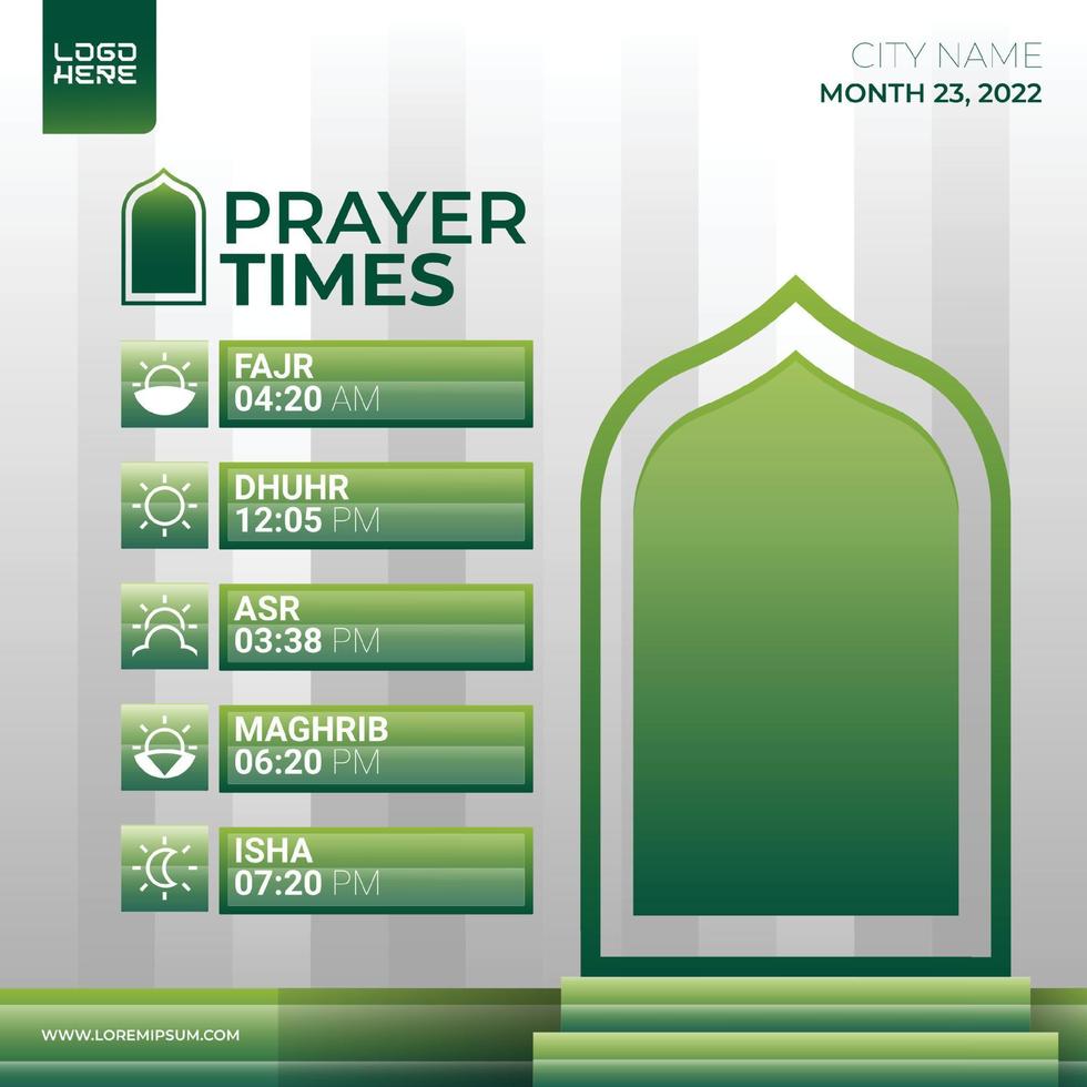 prayer timings