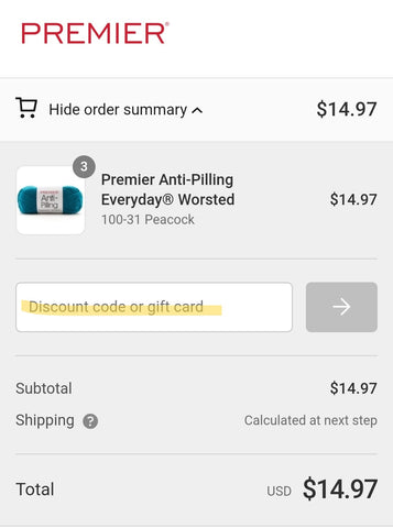 premier yarn coupon code